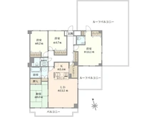 【神奈川県/相模原市中央区上溝】ルミナス相模原 間取り図