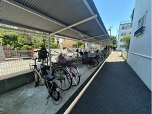 【神奈川県/大和市南林間】南林間セントラルマンション2号棟 駐輪場