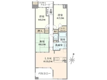 【神奈川県/座間市相模が丘】エステ・スクエア小田急相模原ステージII 間取り図