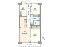 【神奈川県/相模原市中央区相模原】藤和相模原ハイタウン 間取り図