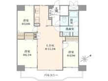 【神奈川県/座間市入谷西】コスモ相武台サニーサイド 間取り図