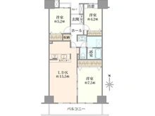 【神奈川県/厚木市厚木町】リバーツイン厚木 間取り図
