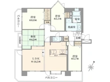 【神奈川県/座間市相模が丘】コスモ相模原スカイエッセ 間取り図