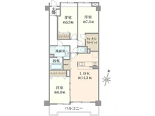【神奈川県/相模原市中央区並木】スガヴァンティエム淵野辺公園 間取り図