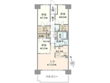 【東京都/町田市小山ヶ丘】リーフィアレジデンス橋本 間取り図