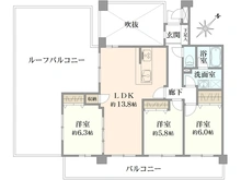 【神奈川県/相模原市中央区清新】ルピナス橋本南 間取り図