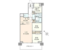 【神奈川県/相模原市南区上鶴間本町】リーフィアレジデンス相模大野ヴェール 間取り図