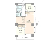 【神奈川県/相模原市中央区相模原】ケーエヌマンション相模原第一 間取り図