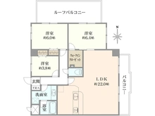 【神奈川県/海老名市上今泉】ロイヤルステージ海老名 間取り図