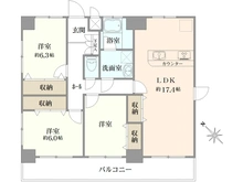 【神奈川県/相模原市南区相模大野】グレイス相模大野 間取り図