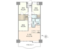 【神奈川県/大和市下鶴間】ダイアパレス鶴間 間取り図