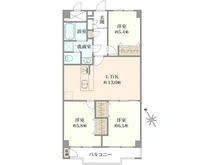 【神奈川県/座間市入谷東】東建座間ハイツ1号棟 間取り図