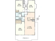 【神奈川県/相模原市中央区上溝】ライブスクエア相模原 間取り図