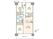 【東京都/町田市小山ヶ丘】リーフィアレジデンス橋本 間取り図