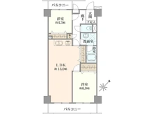 【神奈川県/相模原市中央区相模原】パークハイツ相模原 間取り図