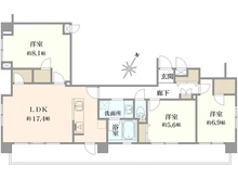 【神奈川県/横浜市西区中央】パティオ西横浜 間取り図