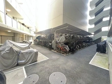 【神奈川県/横浜市神奈川区子安通】クレストシティタワーズ横浜 駐輪場