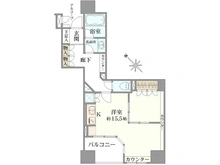【神奈川県/横浜市中区太田町】アルス横浜ベイアドレス 間取り図