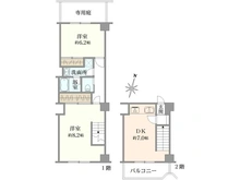 【神奈川県/横浜市中区根岸旭台】根岸台ハイホーム 間取り図