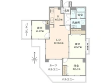 【神奈川県/横浜市南区新川町】日神パレステージ横浜吉野町 間取り図