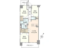 【神奈川県/横浜市神奈川区子安通】クリオ新子安六番館 間取り図