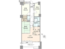 【神奈川県/横浜市神奈川区新子安】大口東ガーデンハウス 間取り図