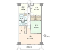 【神奈川県/横浜市南区蒔田町】ワコーレロイヤルヒルズ横浜蒔田 間取り図