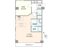 【神奈川県/横浜市港北区篠原北】オーク菊名マンション 間取り図