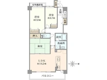 【神奈川県/横浜市南区永田東】モリスガーデンヒルズ井土ヶ谷 間取り図