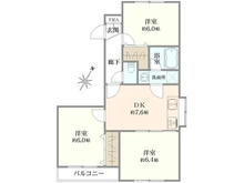 【神奈川県/横浜市鶴見区平安町】ロイヤルコーポ平安 間取り図