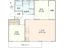 【神奈川県/横浜市神奈川区片倉】片倉台団地参街区11棟 間取り図