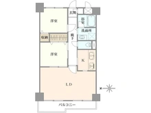 【神奈川県/横浜市鶴見区北寺尾】ライオンズマンション菊名第3 間取り図