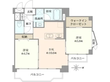 【神奈川県/横浜市神奈川区羽沢南】ライオンズマンション羽沢町第二 間取り図