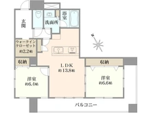 【神奈川県/横浜市中区住吉町】シャンローゼ関内 間取り図