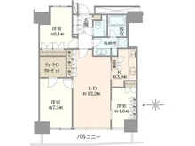【神奈川県/横浜市西区みなとみらい】M.M.TOWERS FORESIS L棟 間取り図
