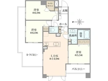 【神奈川県/川崎市中原区木月大町】シティハウス元住吉 間取り図
