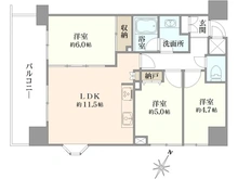 【神奈川県/横浜市南区山王町】コスモ吉野町駅前 間取り図