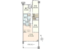 【神奈川県/横浜市神奈川区星野町】クリオレジダンス横濱ベイサイド 間取り図