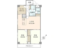 【神奈川県/横浜市港北区綱島西】ニックハイム綱島第6 間取り図