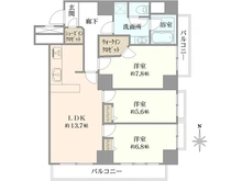 【神奈川県/横浜市神奈川区台町】恒陽マンション 間取り図