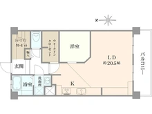 【神奈川県/横浜市神奈川区青木町】シーアイマンション神奈川 間取り図