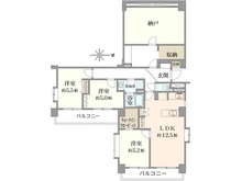 【神奈川県/横浜市金沢区能見台通】ベルシャトゥ能見台 間取り図