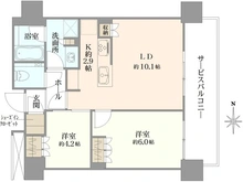 【神奈川県/横浜市神奈川区鶴屋町】THE YOKOHAMA FRONT TOWER 間取り図