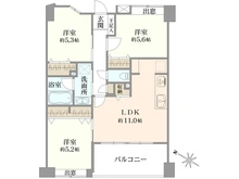 【神奈川県/横浜市神奈川区西神奈川】クリオ東神奈川壱番館 間取り図