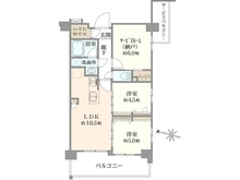 【神奈川県/横浜市神奈川区松見町】ブリシア横浜大口 間取り図