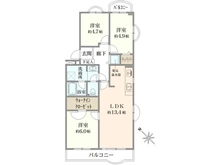【神奈川県/横浜市神奈川区西寺尾】シティコープ西寺尾 間取り図