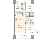 【神奈川県/横浜市西区花咲町】クリオレジダンス横濱ザ・マークス 間取り図