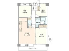 【神奈川県/横浜市保土ケ谷区和田】コスモ横浜和田町ヒルズ A棟 間取り図