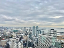 【神奈川県/横浜市神奈川区鶴屋町】THE YOKOHAMA FRONT TOWER 眺望：東向き