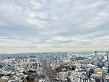 【神奈川県/横浜市神奈川区鶴屋町】THE YOKOHAMA FRONT TOWER 眺望：北東向き